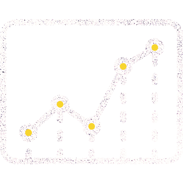 Gráfica de datos sobre posicionamiento SEO y marketing online en Alicante.