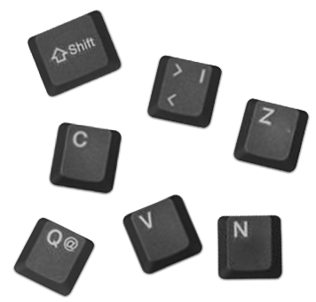 teclas Teclas de teclado para hablar del copywriting.