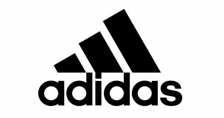 logotipo de adidas como ejemplo en el diseño de logotipos