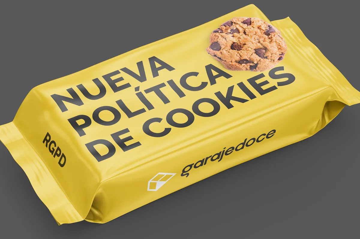 Paquete de galletas para conocer la normativa del consentimiento de cookies para no sufrir una sanción o multa del RGPD por la AEPT según la agencia de marketing digital en Alicante garajedoce.
