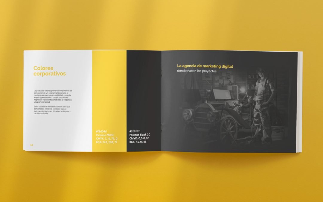 Manual de identidad corporativa de garajedoce para explicar su importancia en un artículo de blog.