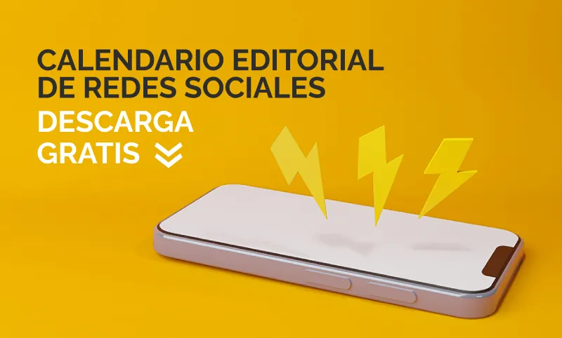 Descarga gratis la plantilla de calendario editorial para redes sociales de garajedoce.