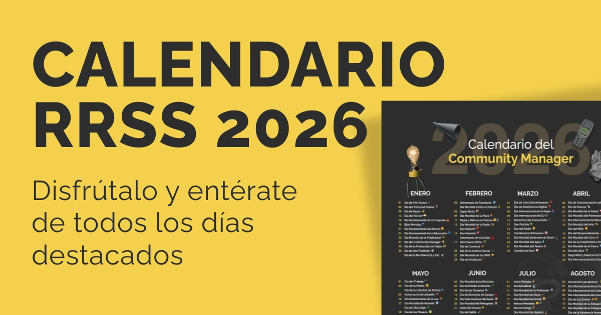 calendario-del-community-manager-2026-garajedoce-4 Disfruta del calendario CM 2026 y entérate de todos los días destacados.